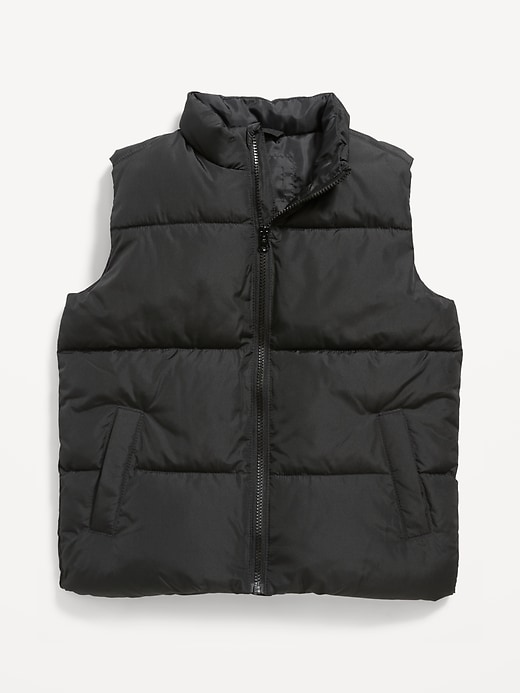 View large product image 1 of 1. Gender-Neutral Water-Resistant Frost-Free Puffer Vest for Kids