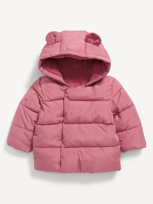 View large product image 1 of 2. Unisex Hooded Frost-Free Puffer Jacket for Baby