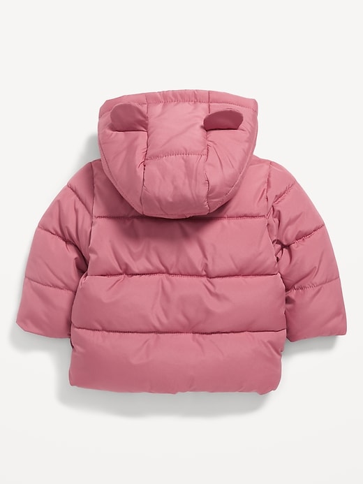 View large product image 2 of 2. Unisex Hooded Frost-Free Puffer Jacket for Baby