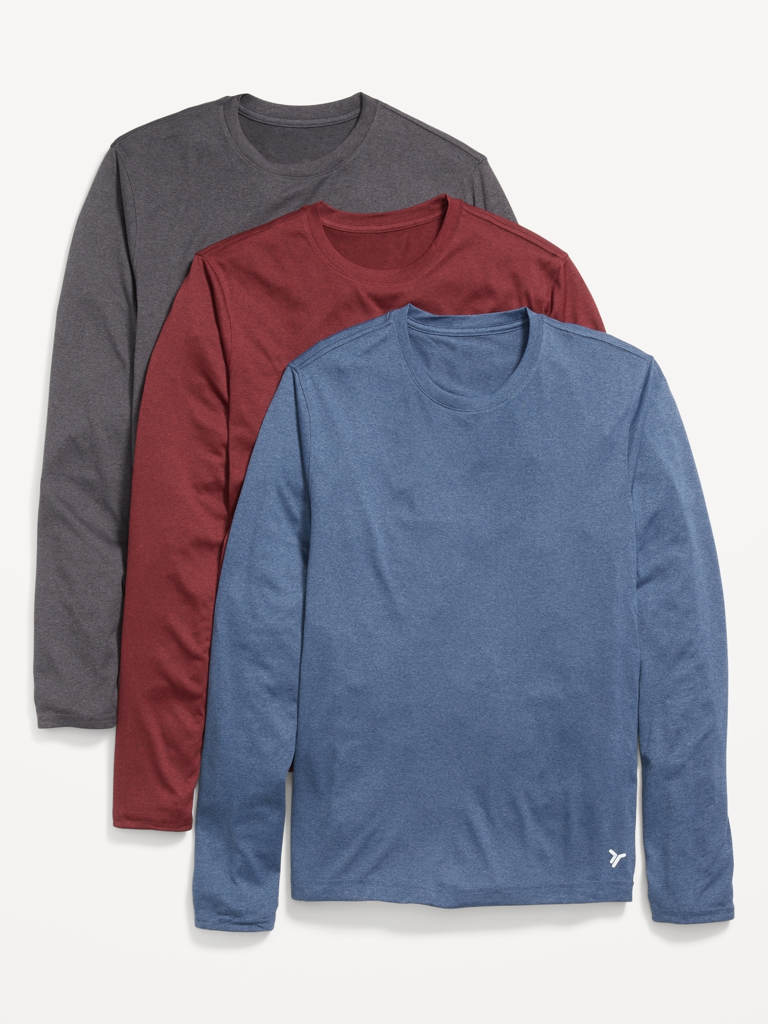 Core Long Sleeve Crew 3-Pack