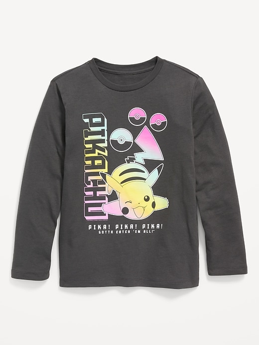 View large product image 1 of 2. Pokémon™ "Gotta Catch 'Em All!"™ Pikachu Gender-Neutral T-Shirt for Kids