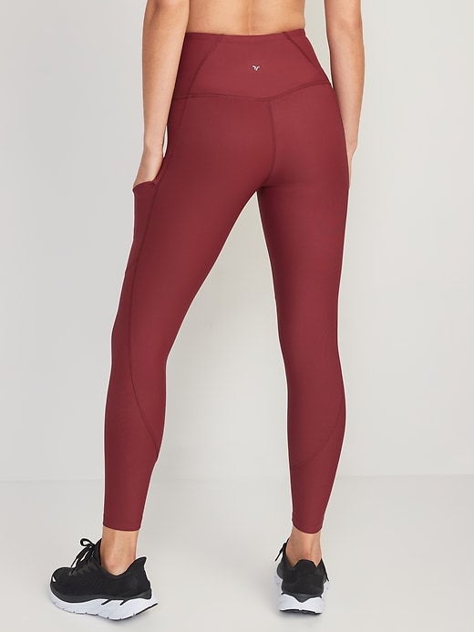 Image number 2 showing, High-Waisted PowerSoft 7/8-Length Cargo Leggings for Women