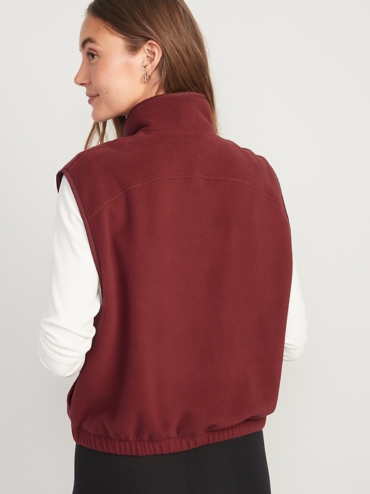 Image number 2 showing, Fleece Zip Vest