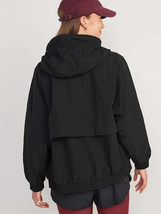 Image number 2 showing, Water-Resistant Hooded Performance Zip Jacket