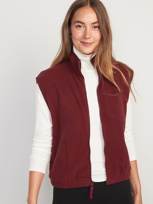 Image number 1 showing, Fleece Zip Vest