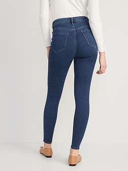 FitsYou 3-Sizes-in-1 Extra High-Waisted Rockstar Super-Skinny Jeans for  Women