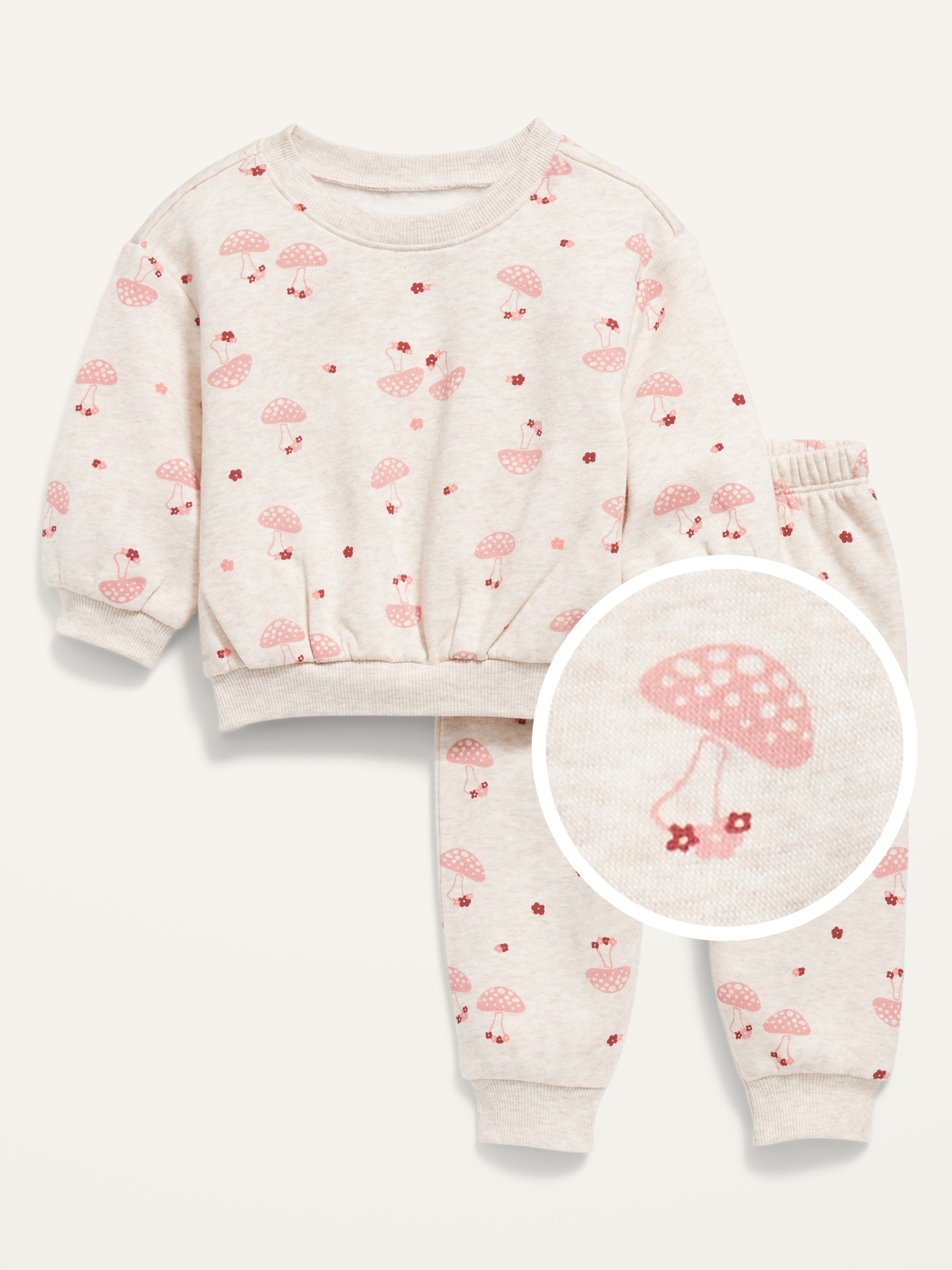 Unisex Printed Sweatshirt and Sweatpants Set for Baby Old Navy