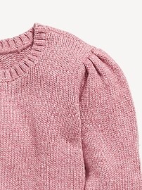 View large product image 3 of 3. Cozy Puff-Sleeve Sweater for Toddler Girls