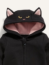 Unisex Cat Costume Hooded One-Piece for Baby