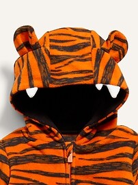 Unisex Tiger Costume Hooded One-Piece for Baby
