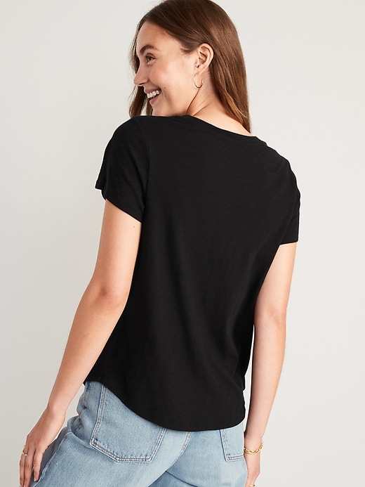 Image number 2 showing, EveryWear Graphic Slub-Knit T-Shirt for Women