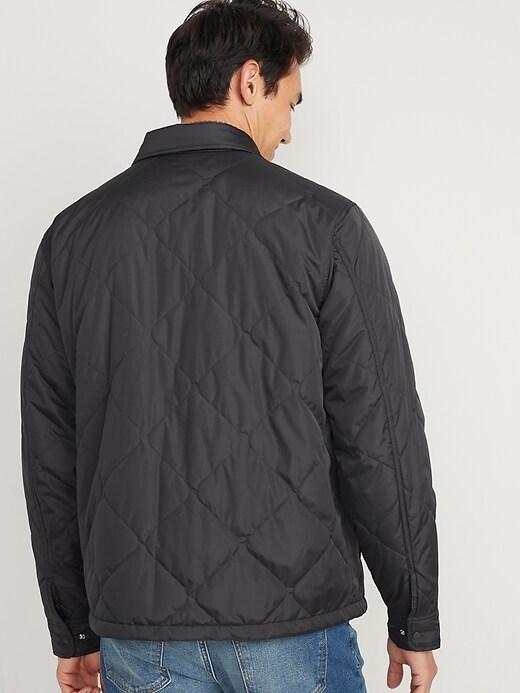 Image number 2 showing, Water-Resistant Onion-Quilted Shacket for Men
