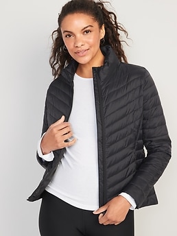 navy puffer coat ladies