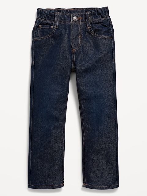 Unisex Wow Straight Pull-On Jeans for Toddler - Dark Wash