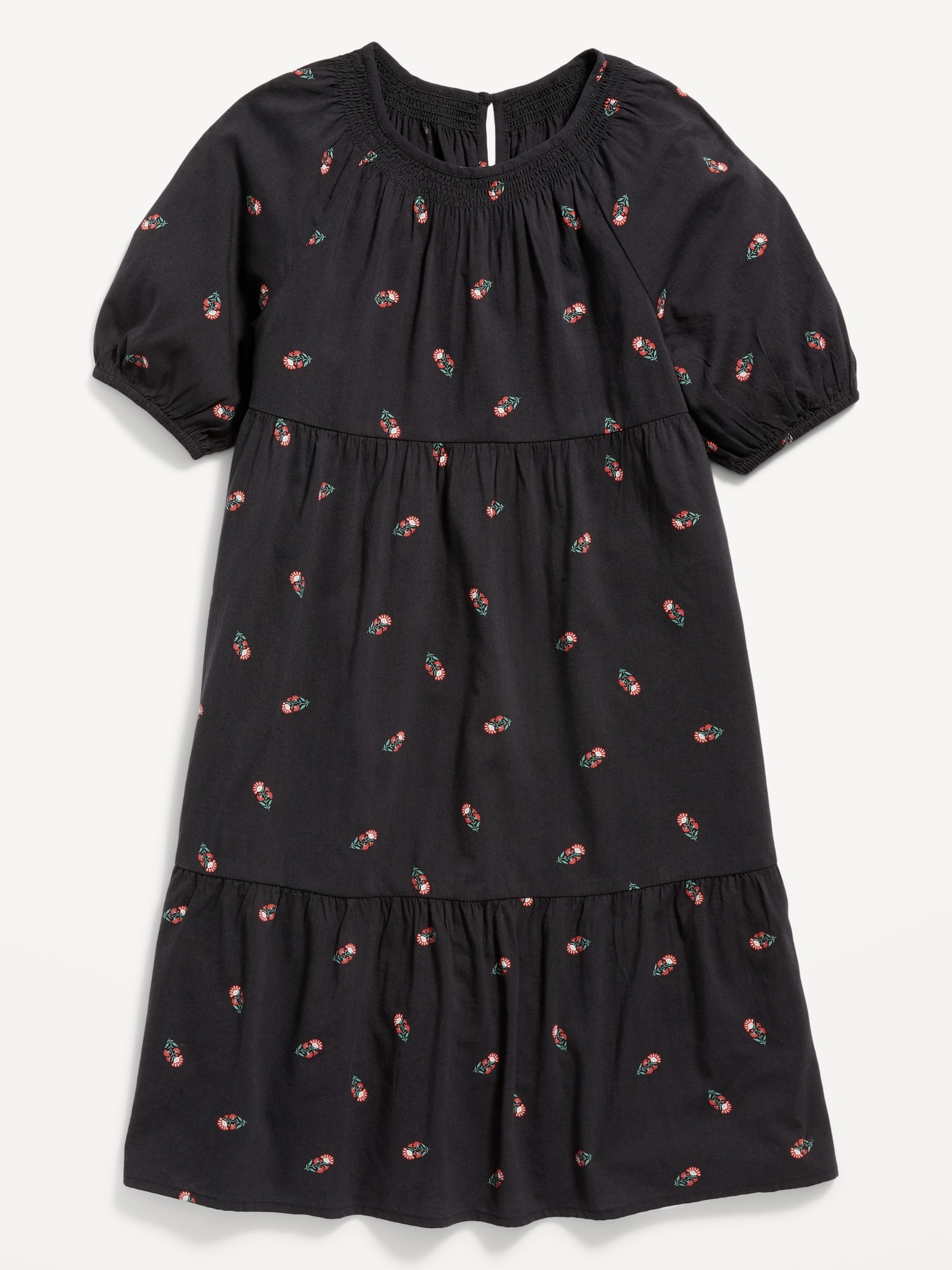 Old navy black dress hotsell with flowers