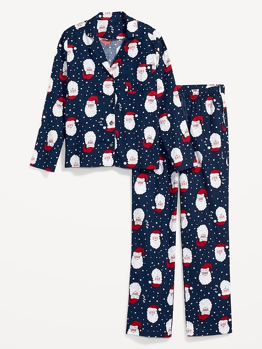 Image number 4 showing, Printed Flannel Pajama Set
