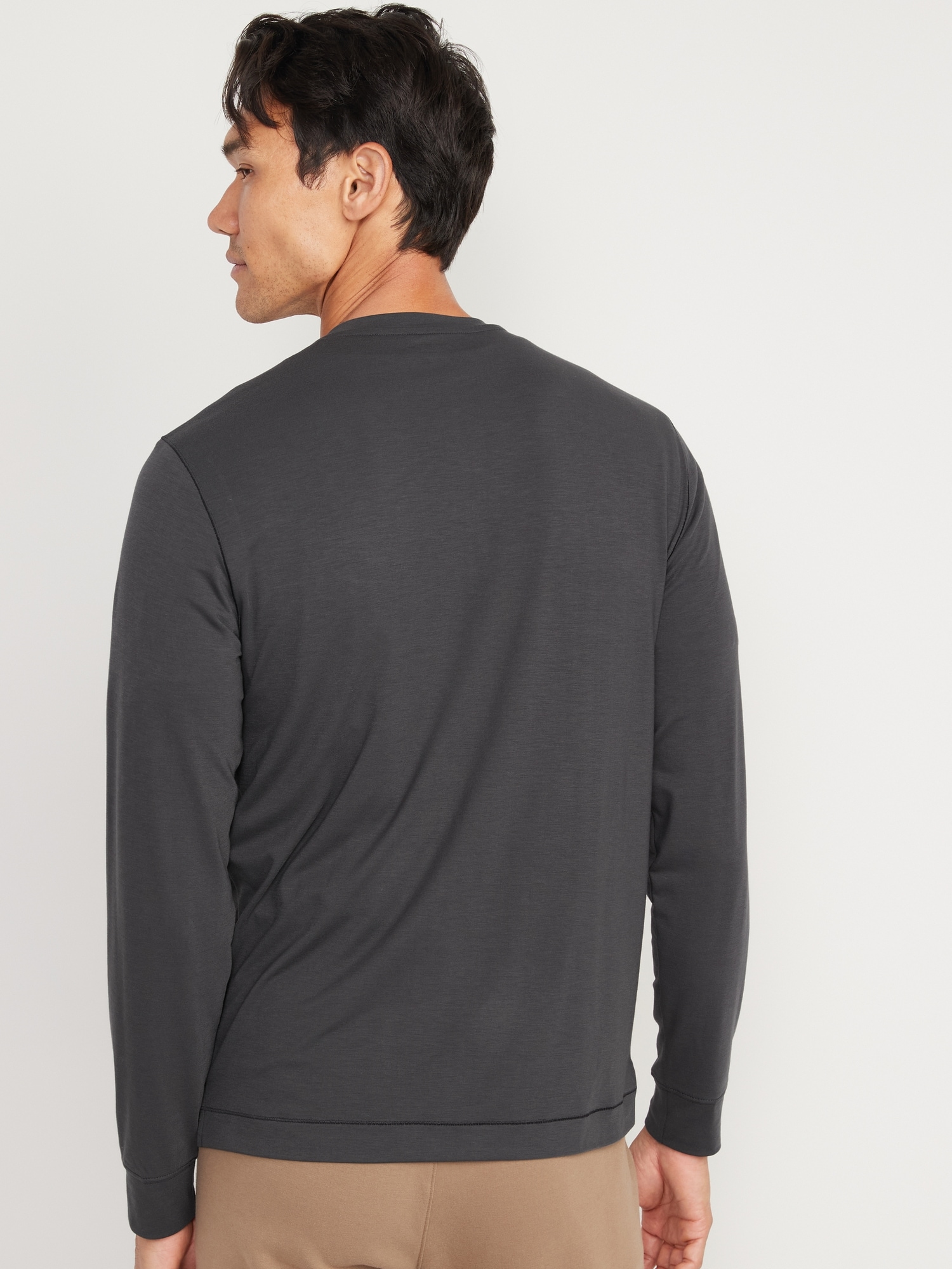 men's stretch long sleeve t shirts