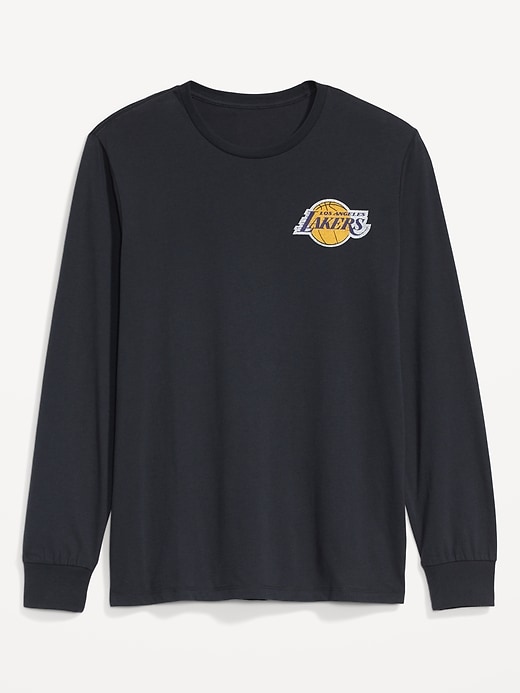 View large product image 1 of 3. NBA® Los Angeles Lakers™ Long-Sleeve T-Shirt