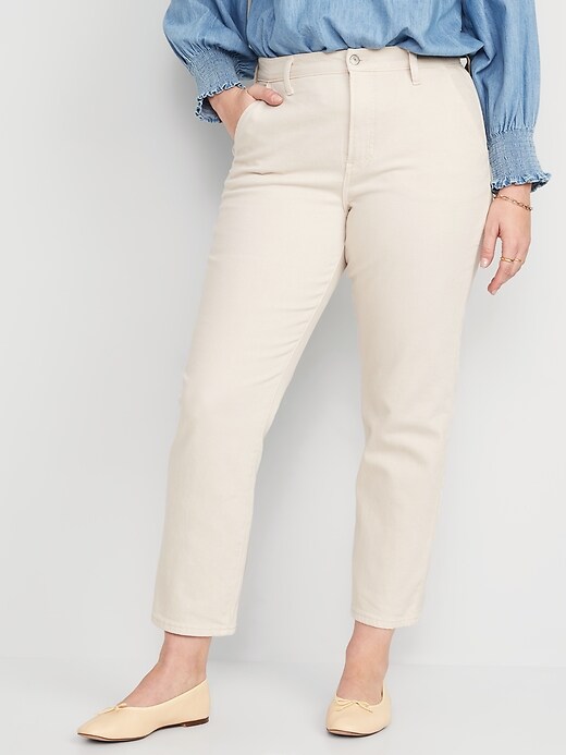 Image number 5 showing, Extra High-Waisted Sky-Hi Straight Workwear Jeans