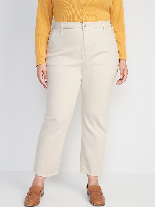 Image number 7 showing, Extra High-Waisted Sky-Hi Straight Workwear Jeans