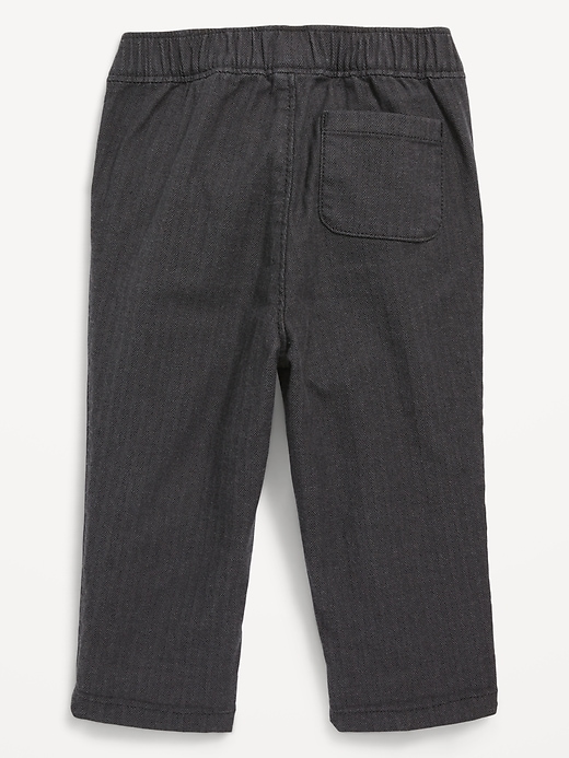 View large product image 2 of 2. Relaxed Twill Pull-On Pants for Baby