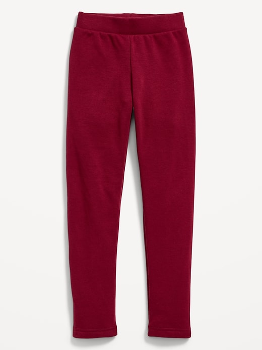 View large product image 1 of 1. High-Waisted Cozy-Lined Leggings for Girls