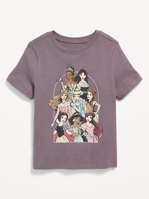View large product image 1 of 2. Disney© "Princess Power" Graphic Unisex T-Shirt for Toddler