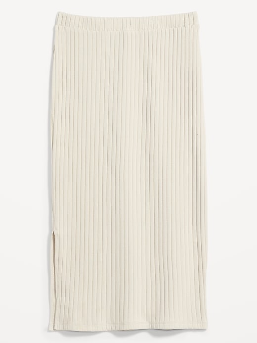 Image number 4 showing, Fitted Rib-Knit Midi Skirt