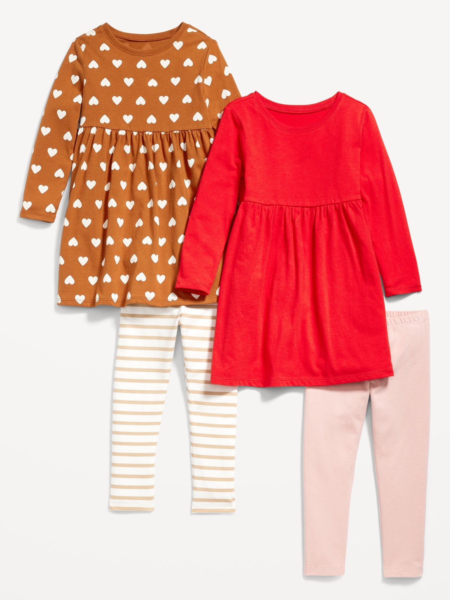 Fit & Flare Dress and Leggings 2-Pack for Toddler Girls | Old Navy