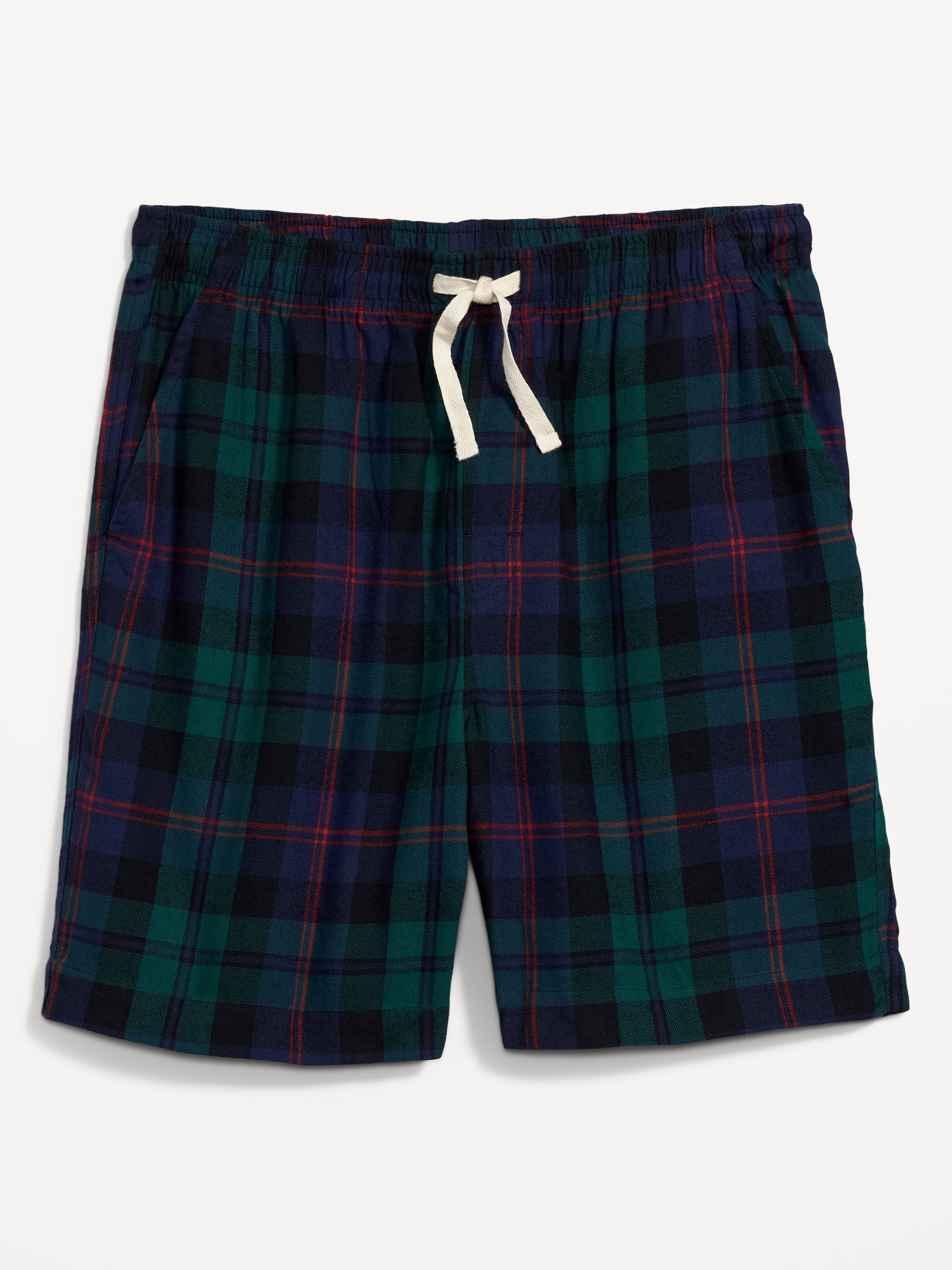 Matching Printed Flannel Pajama Shorts for Men -- 7-inch inseam | Old Navy