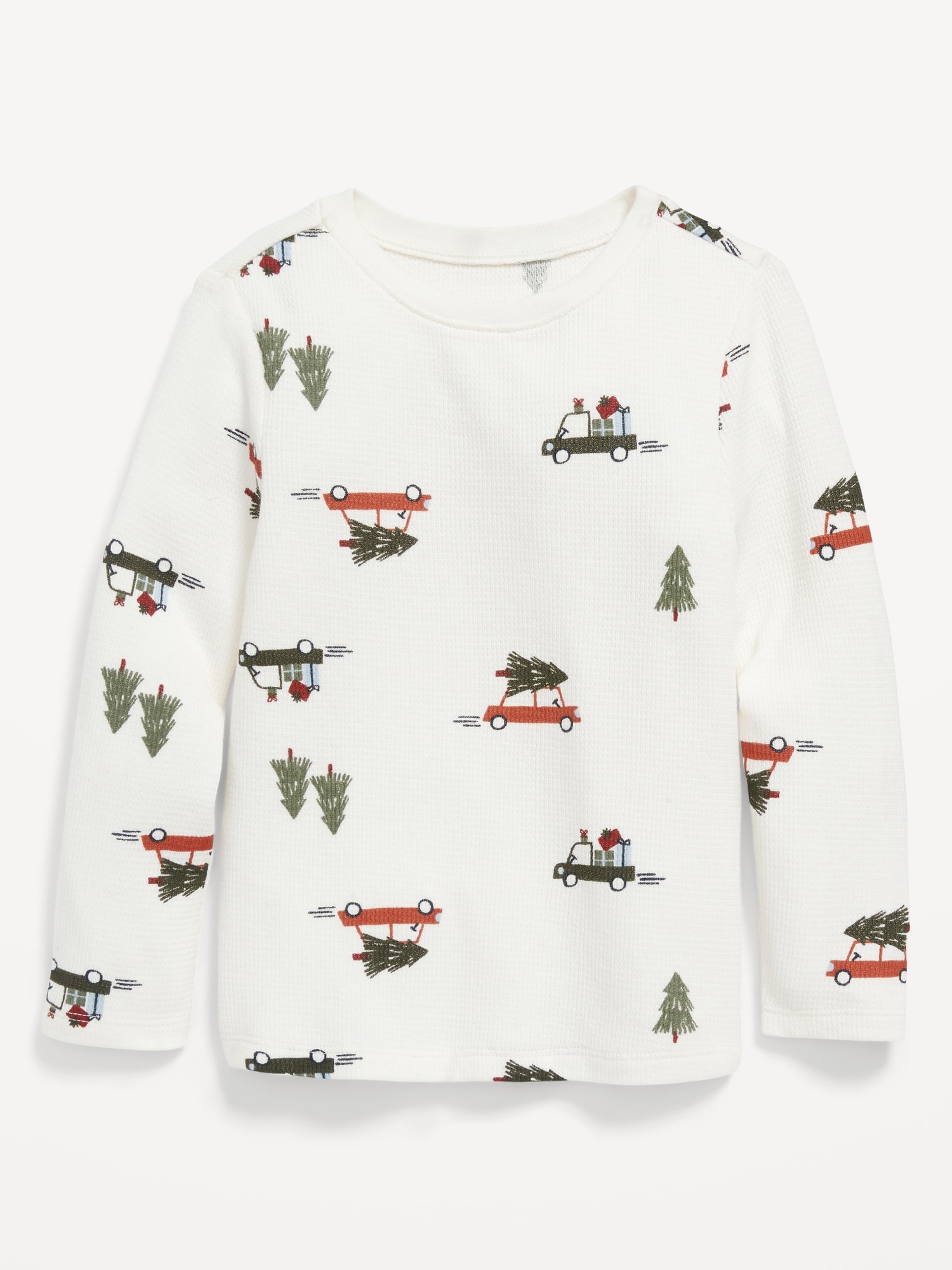 Unisex LongSleeve ThermalKnit Printed TShirt for Toddler Old Navy