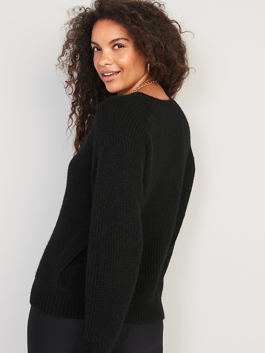 Image number 2 showing, Cozy Shaker-Stitch Pullover Sweater