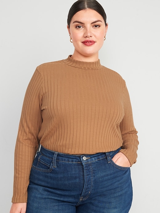 Image number 7 showing, Rib-Knit Crop Sweater