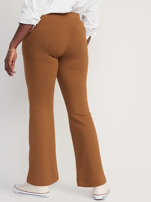 Image number 6 showing, High-Waisted Fleece-Lined Flare Leggings for Women