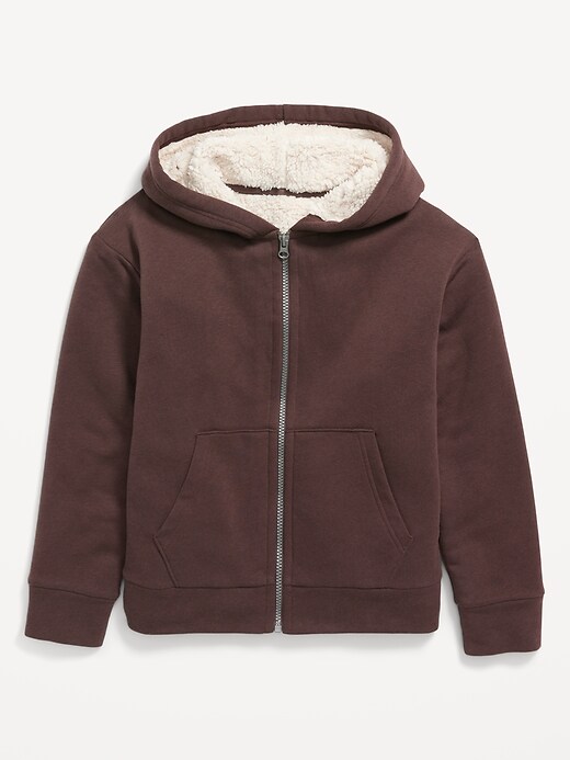 Lined hoodie boys hotsell