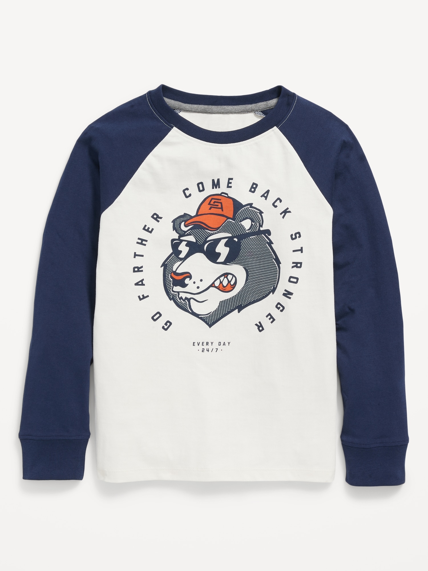 Color-Blocked Raglan-Sleeve Graphic T-Shirt for Boys | Old Navy