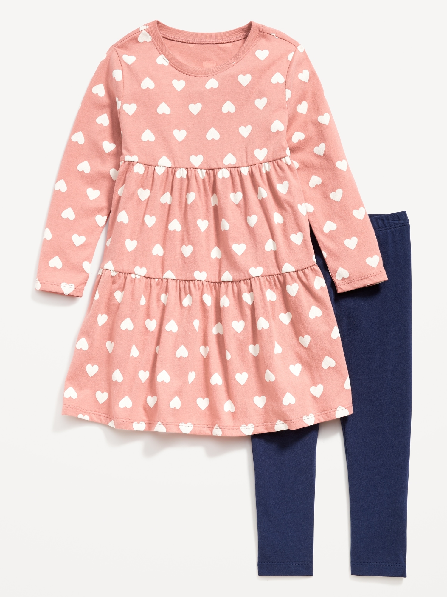 PDM7458, Toddlers' Gathered Tops, Dresses and Leggings