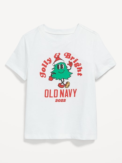 View large product image 1 of 2. Unisex Holiday-Graphic T-Shirt for Toddler