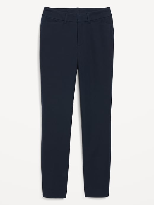 Image number 4 showing, Curvy High-Waisted Pixie Skinny Ankle Pants for Women