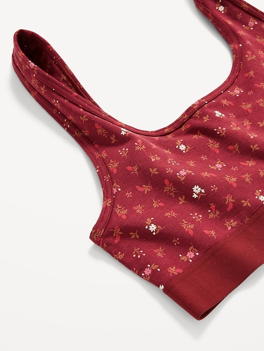 View large product image 2 of 7. Supima® Cotton-Blend Bralette Top