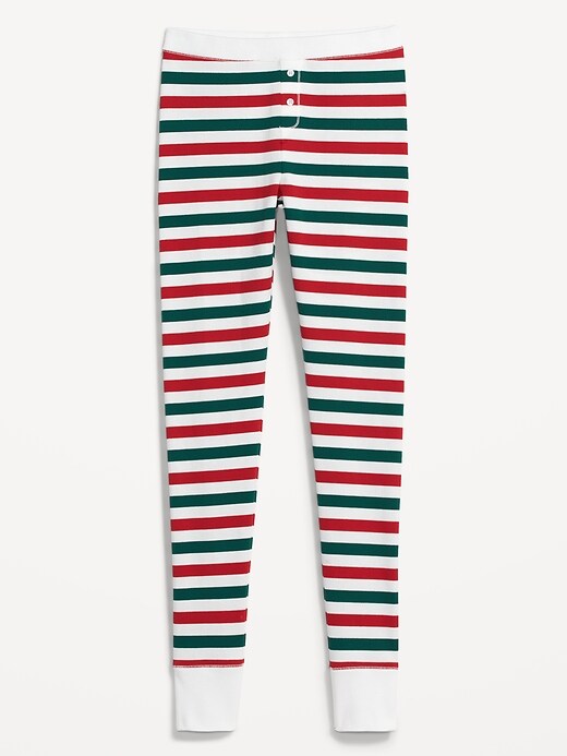 Image number 3 showing, Matching Printed Thermal-Knit Pajama Leggings for Women