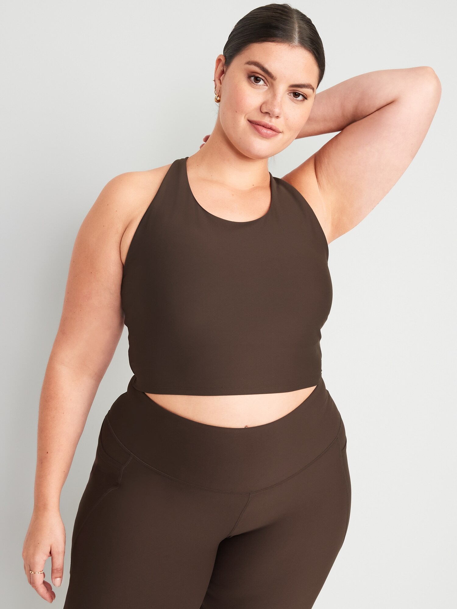 Light Support PowerSoft Adjustable Longline Sports Bra for Women Old Navy