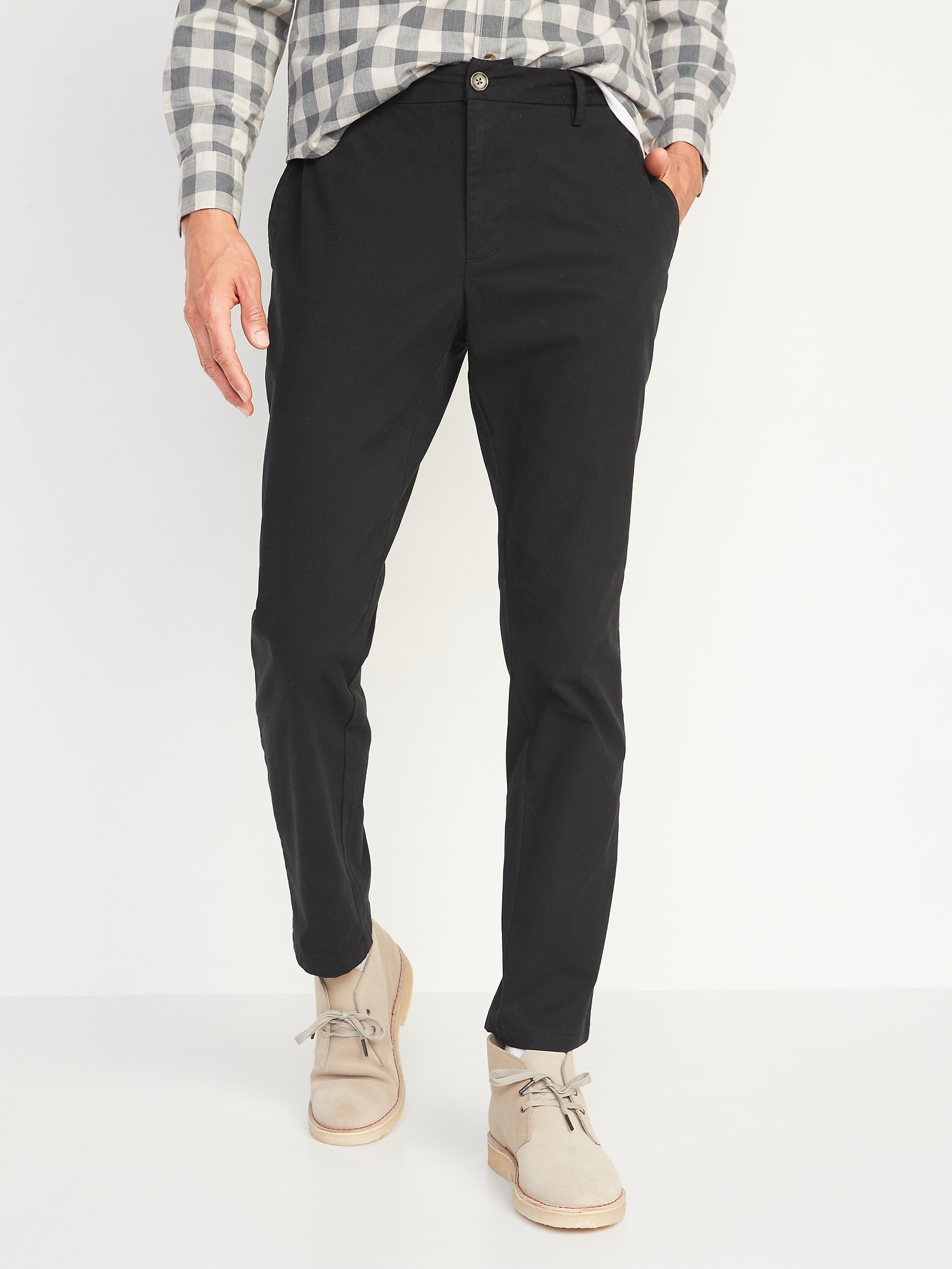 Old Navy Athletic Built-In Flex Rotation Chino Pants black. 1