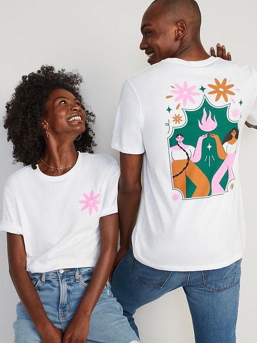 Project WE & Camila Rosa Graphic T-Shirt for Adults