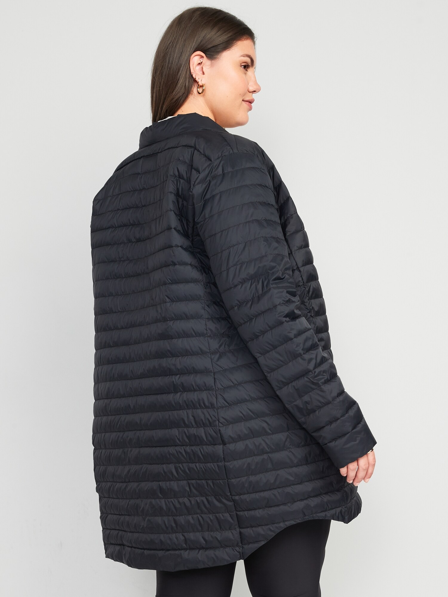 Water-Resistant Quilted Zip-Front Tunic Jacket | Old Navy