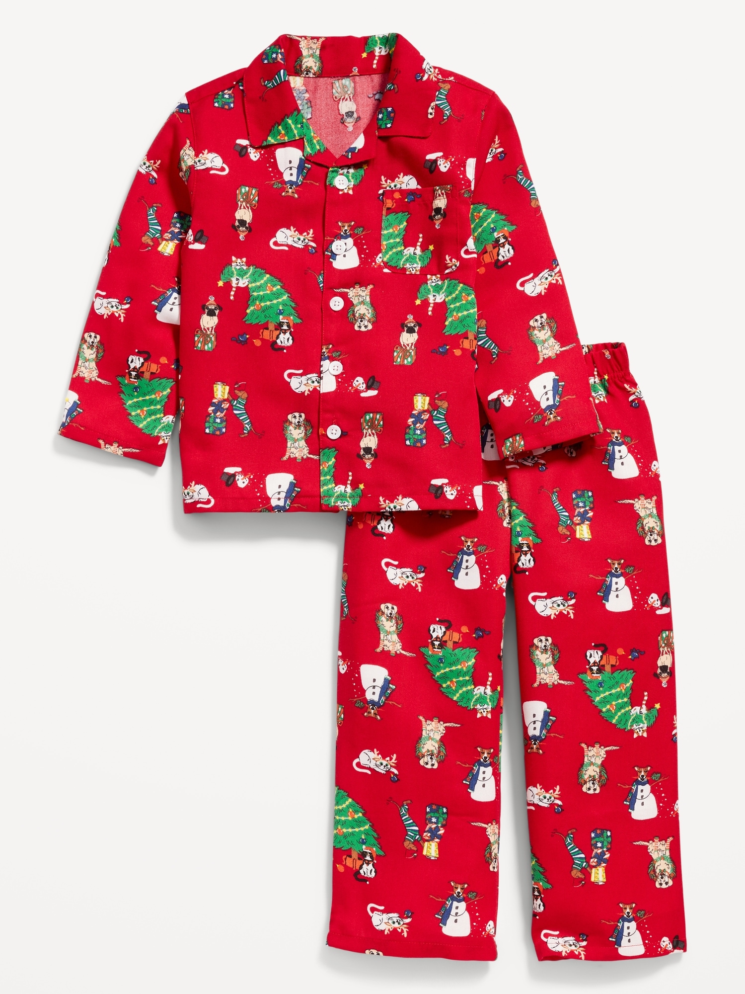 LooseFit Matching Print Pajama Set for Toddler & Baby Old Navy
