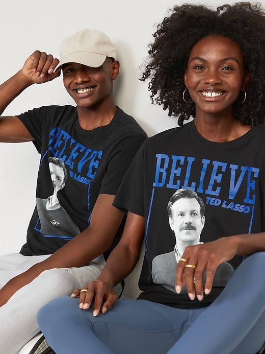 Ted Lasso™ "Believe" Gender-Neutral T-Shirt for Adults