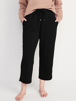 Old Navy High-Waisted Cropped Straight Sweatpants for Women