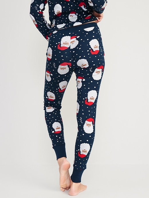 Image number 2 showing, Mid-Rise Matching Printed Pajama Leggings