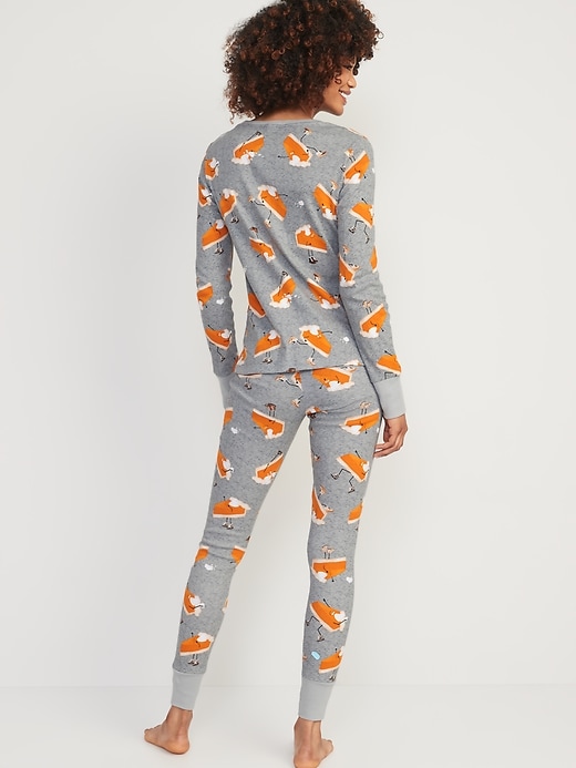 Image number 4 showing, Matching Graphic Pajama Set for Women